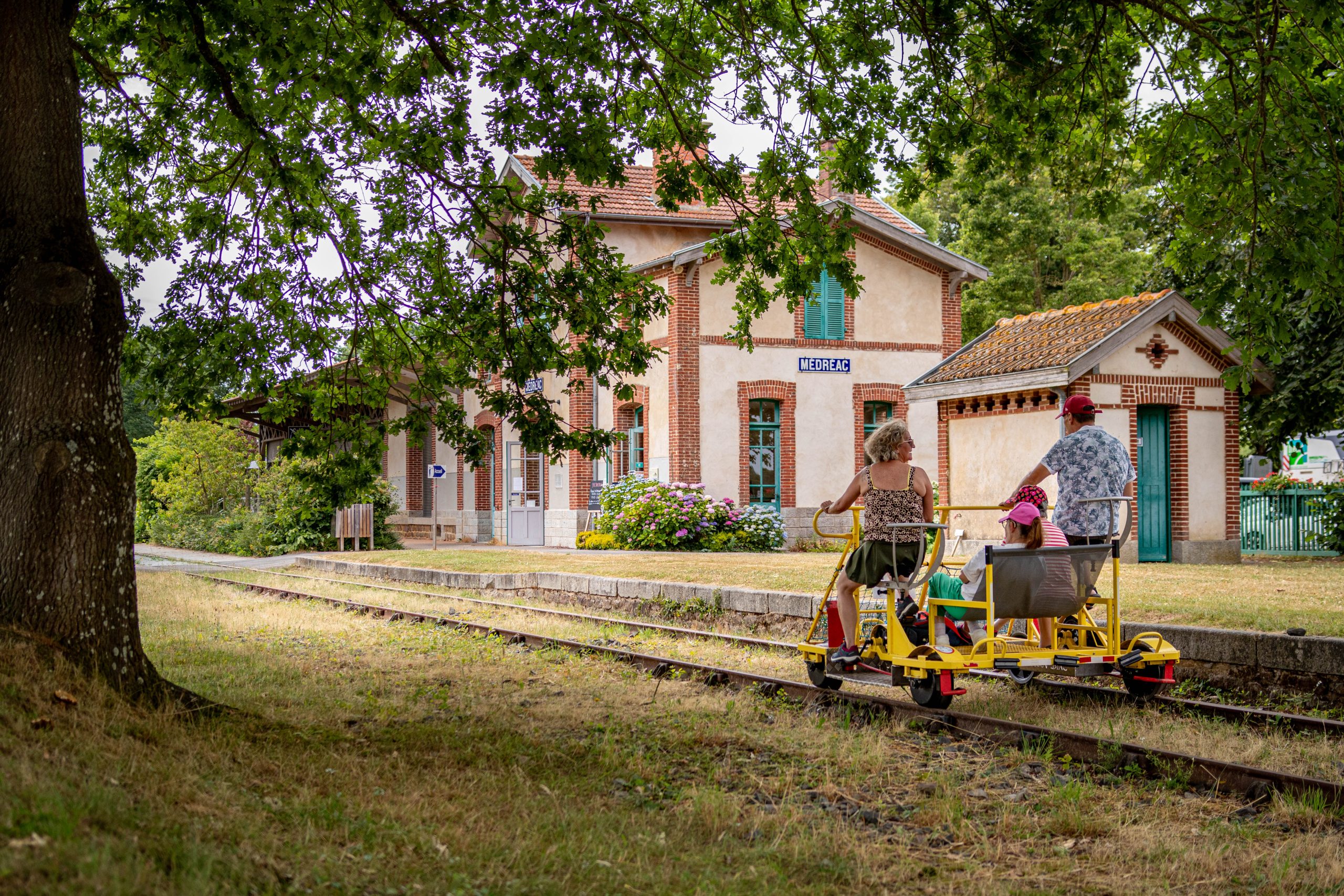 Gare vélo-rail Médréac ©Noella Pennanech